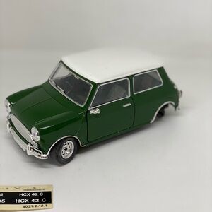SOLIDO 1964 Green/White Mini Cooper S Scale 1/16 Metal Die Cast